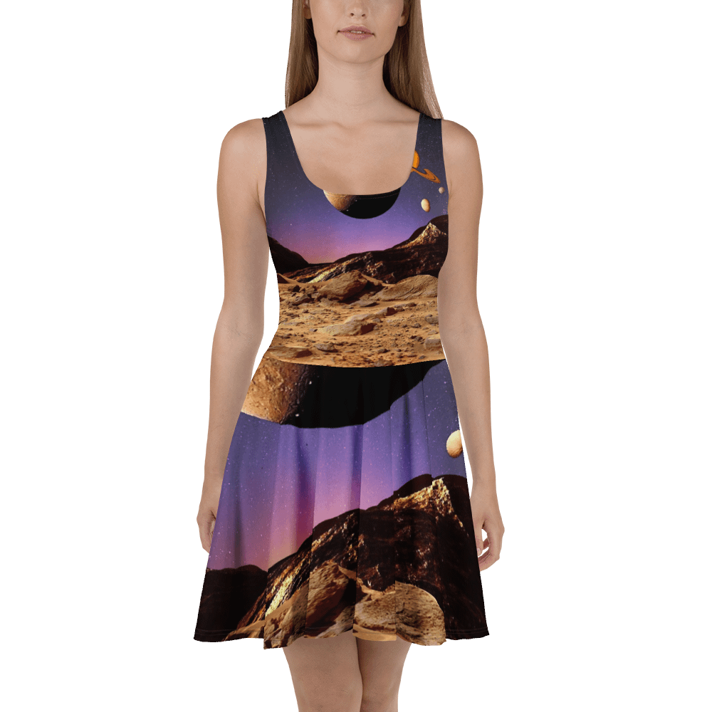 'Floating' Vibrant Melodies Skater Dress product image (2)