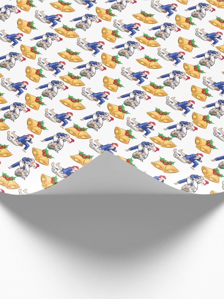Jiu Jitsu Christmas Gift Wrapping Paper product image (2)