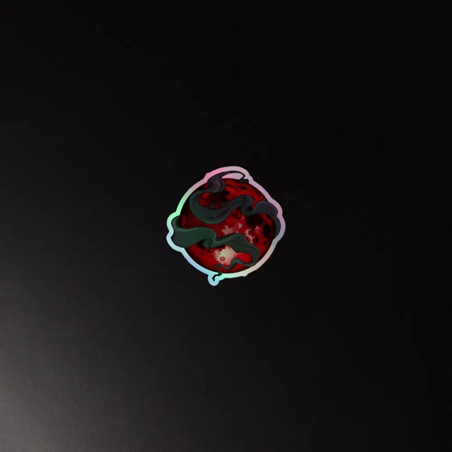 Blood moon sticker product image (4)