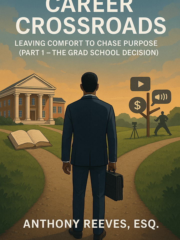 Career Crossroads: Leaving Comfort to Chase Purpose (Part 1 – The Grad School Decision) product image (1)