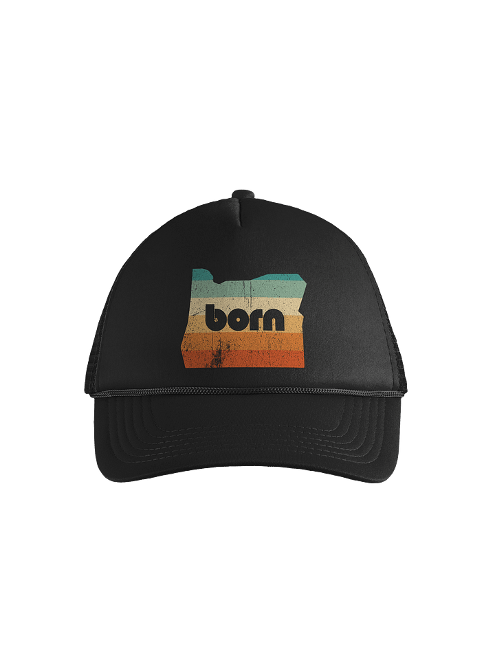 Vintage Colors Oregon Born Foam Trucker Hat product image (1)