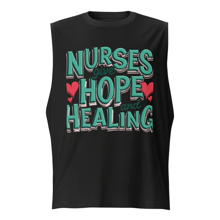 Hope & Healing Nurses Muscle Tank product image (1)