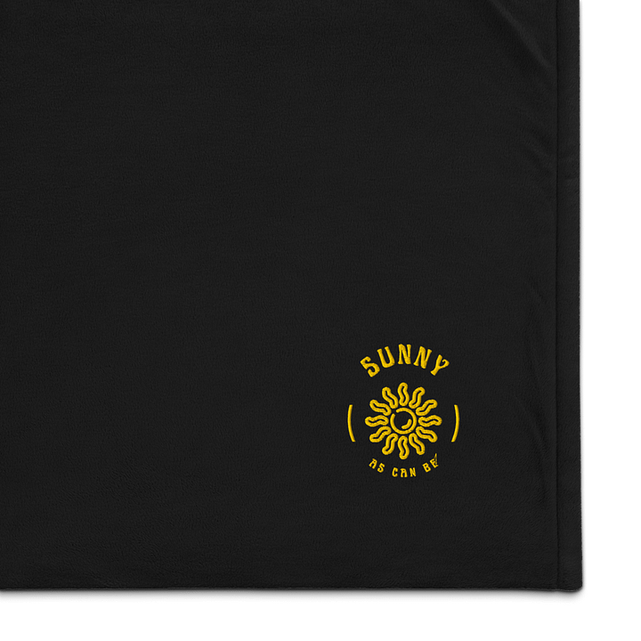 Sunny as can be premium sherpa blanket product image (1)