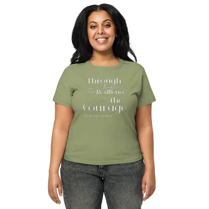 Resilience Quote Cotton Tee product image (1)
