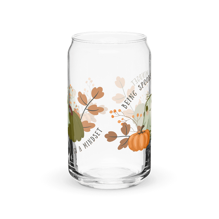Being Spooky is a Mindset Glass Cup product image (2)