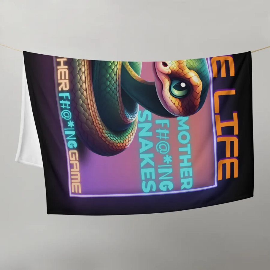 snake life blanket product image (21)
