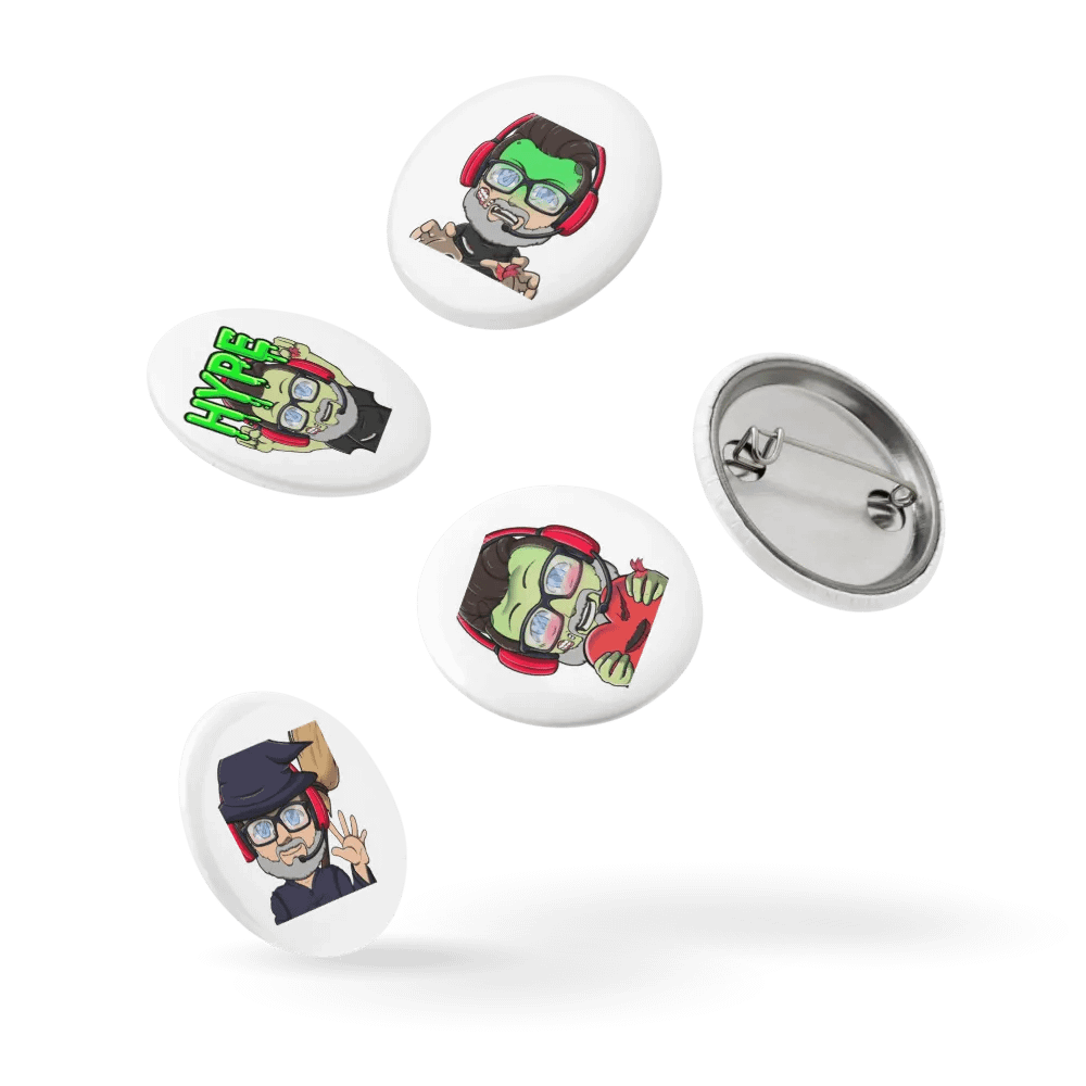 Halloween Ricky Pin Buttons product image (14)