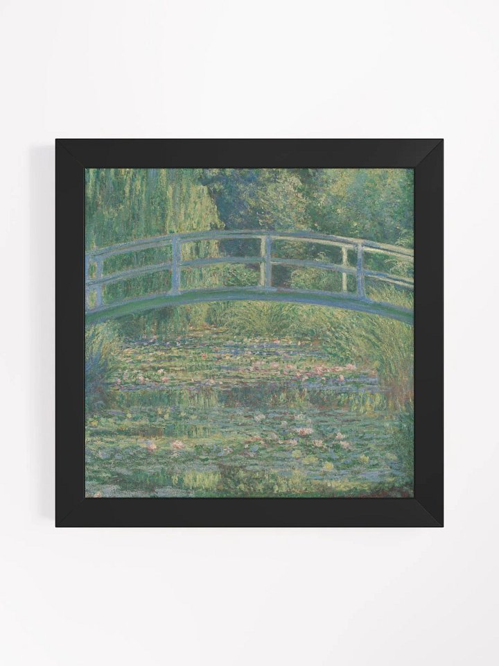 ''The Water-Lily Pond'' by Claude Monet Framed Poster (Sizes Avail.) product image (1)
