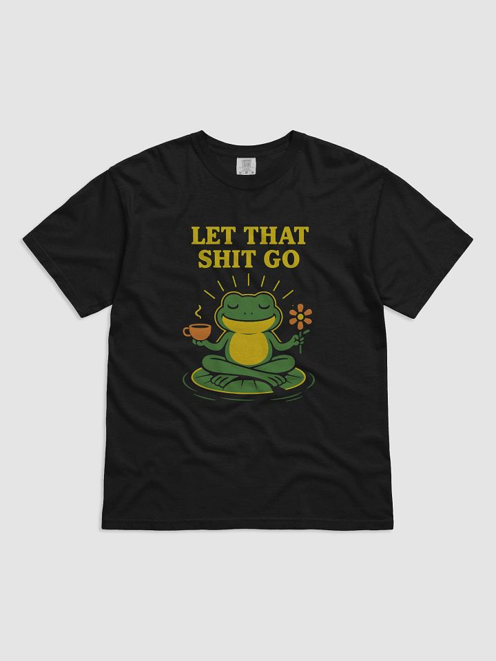 Zen Frog Let That Shit Go Premium Unisex T-Shirt product image (2)