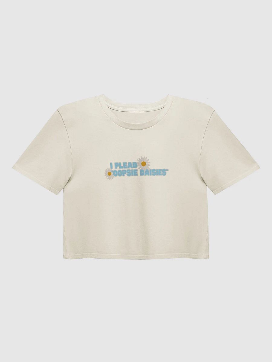 I plead oopsie daisies crop top product image (1)