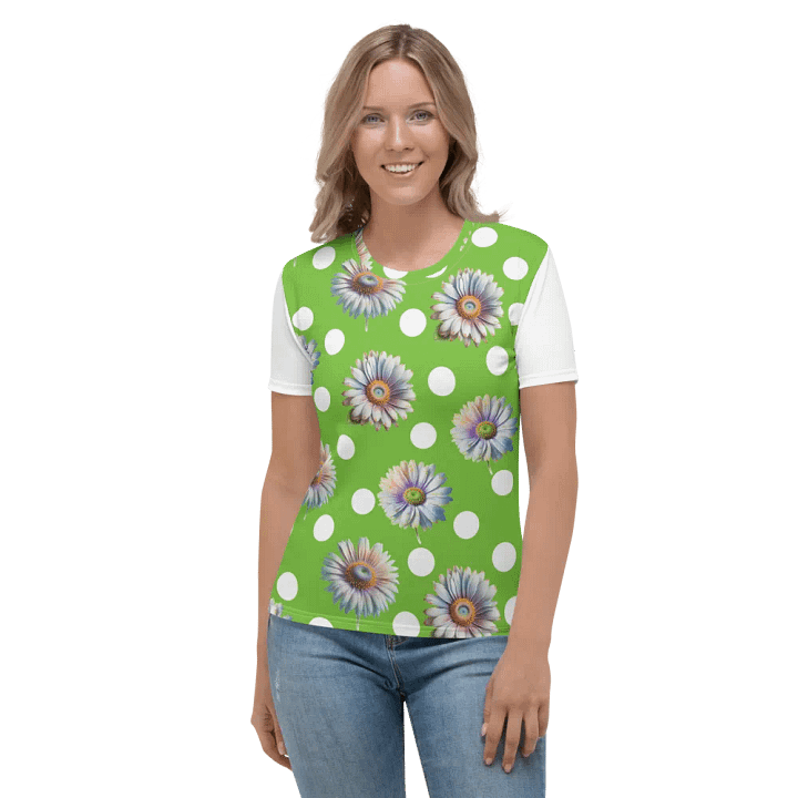 Lime Daisy & Dots T-shirt product image (1)