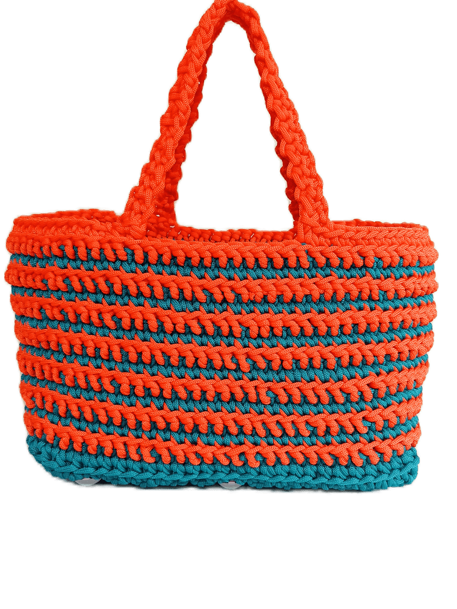 hand made nylon rope basket product image (1)