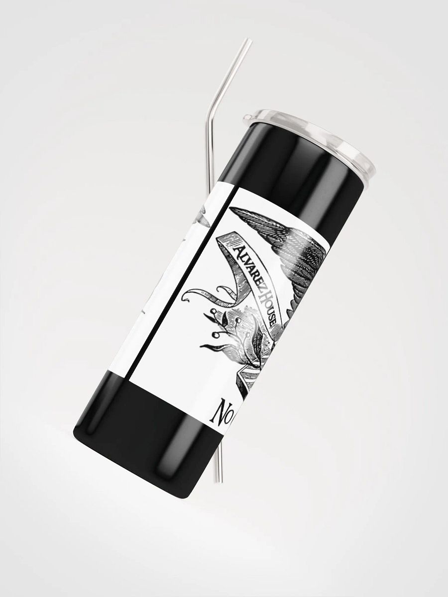 Alvarez House Stainless Steel Tumbler with Metal Straw product image (4)