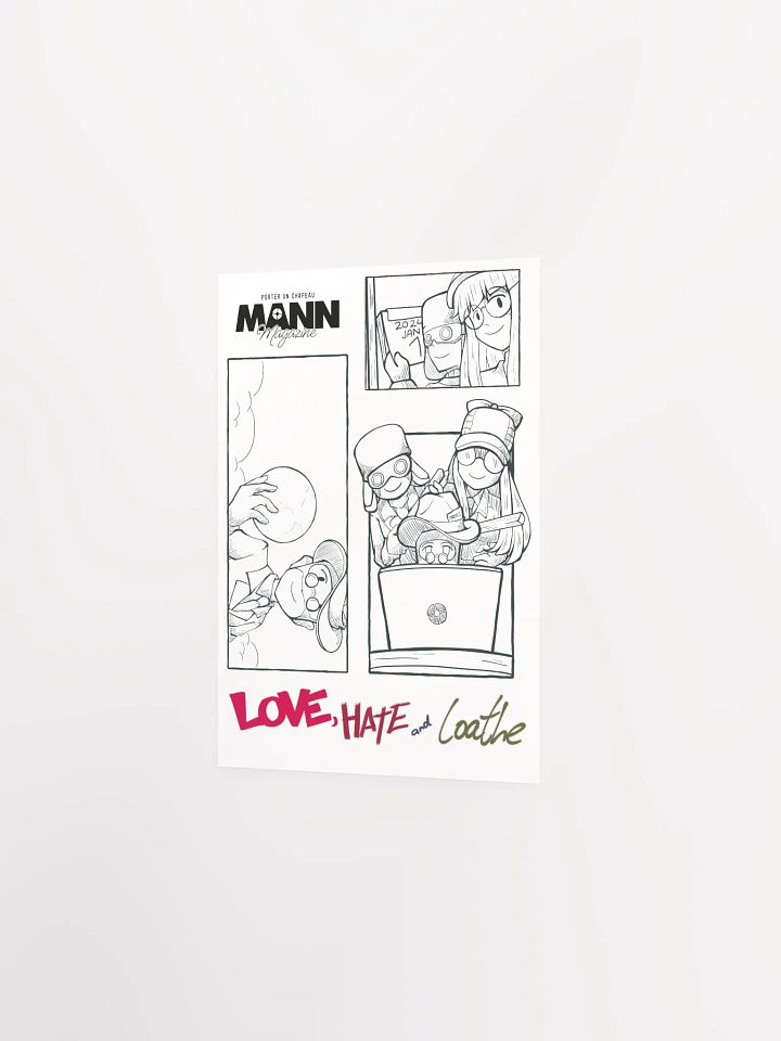 Love, Hate, and Loathe Commemorative Poster product image (6)