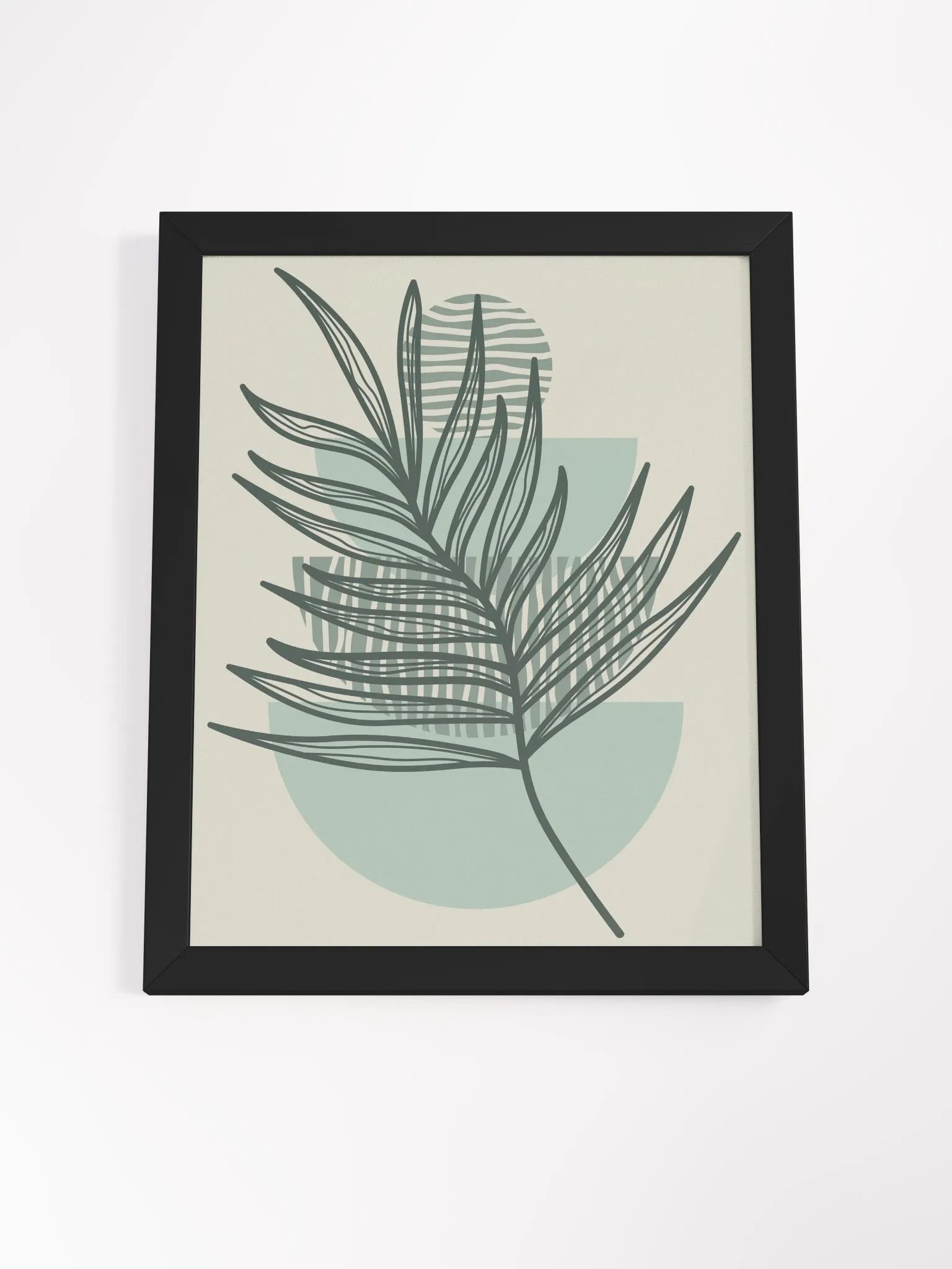 Abstract Greenery Framed Matte Poster product image (63)