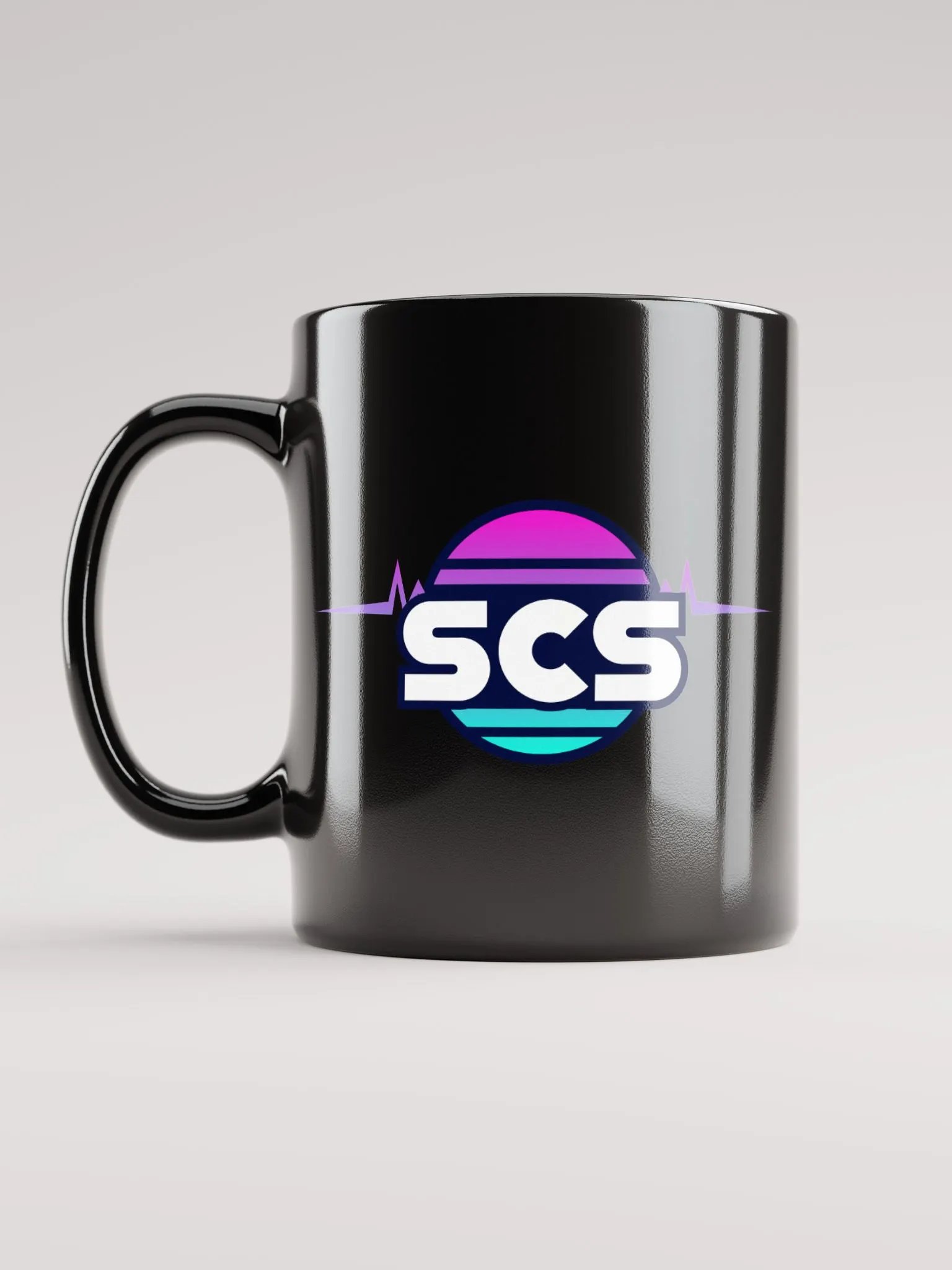 SCS STREAM TEAM BLACK MUG product image (6)
