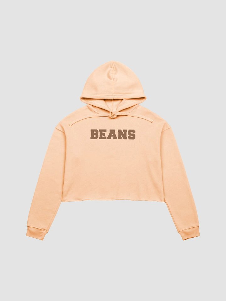 Beans U fleece crop hoodie product image (2)