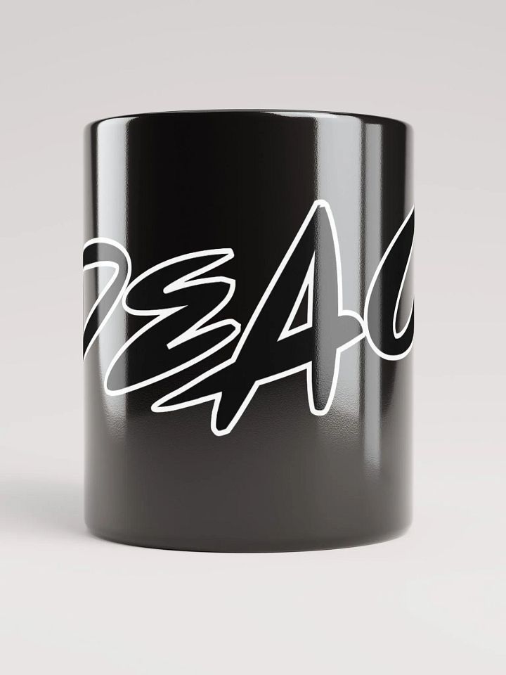 Peace - Keep It Simple - Black Glossy Mug product image (1)