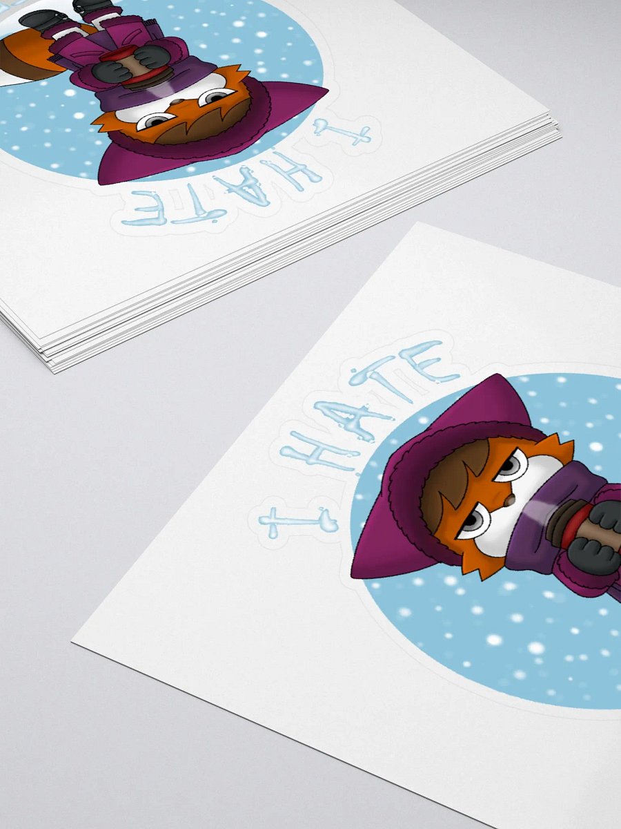 I Hate Winter Sticker product image (11)