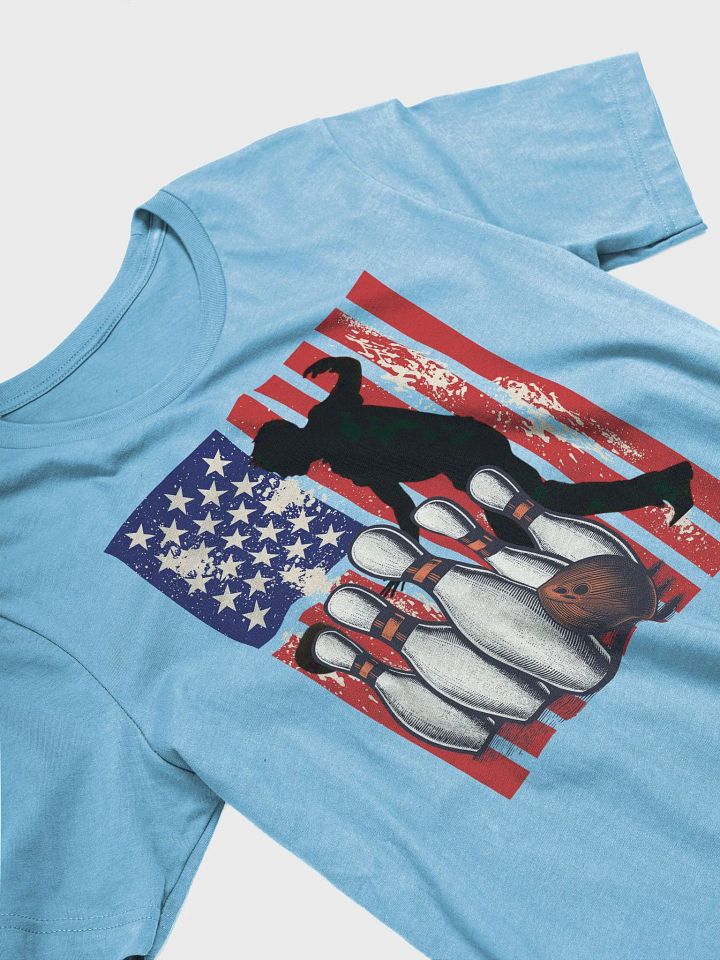 Flag American Bowling Strike! Patriotic T-Shirt product image (2)