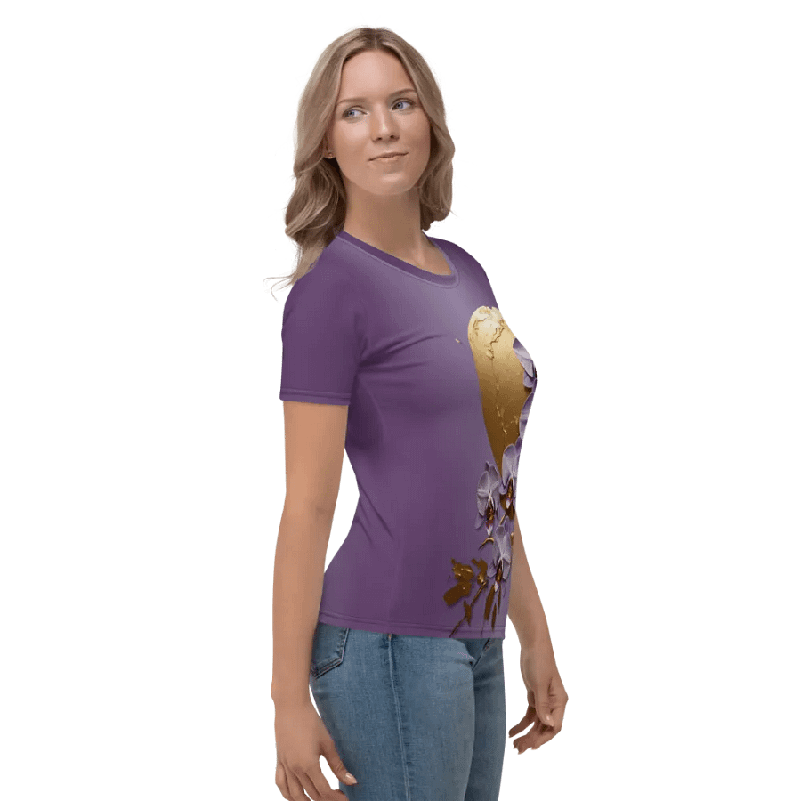 Floral Themed All Over Print T-shirt product image (5)