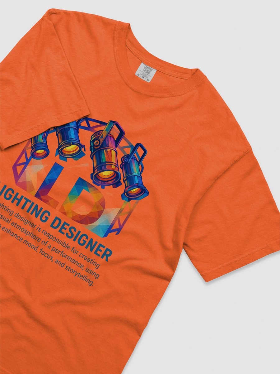 Theatrically Jerry: "LD (Light Designer) Prismatic Series" DTG T-Shirt product image (4)