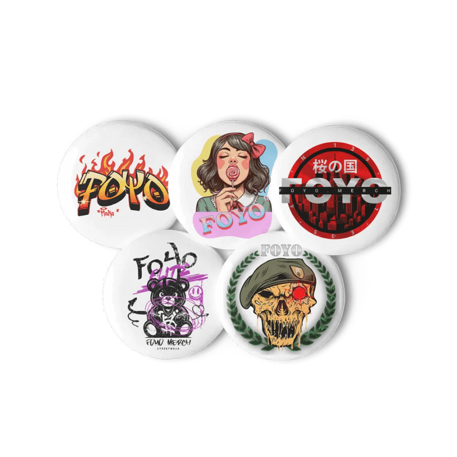 5 FOYO Old School Pins product image (11)