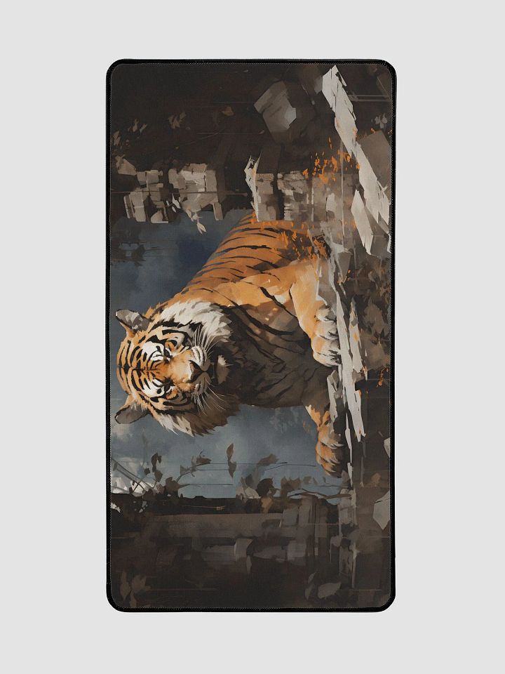 Watercolored Tiger Desk Mat product image (2)