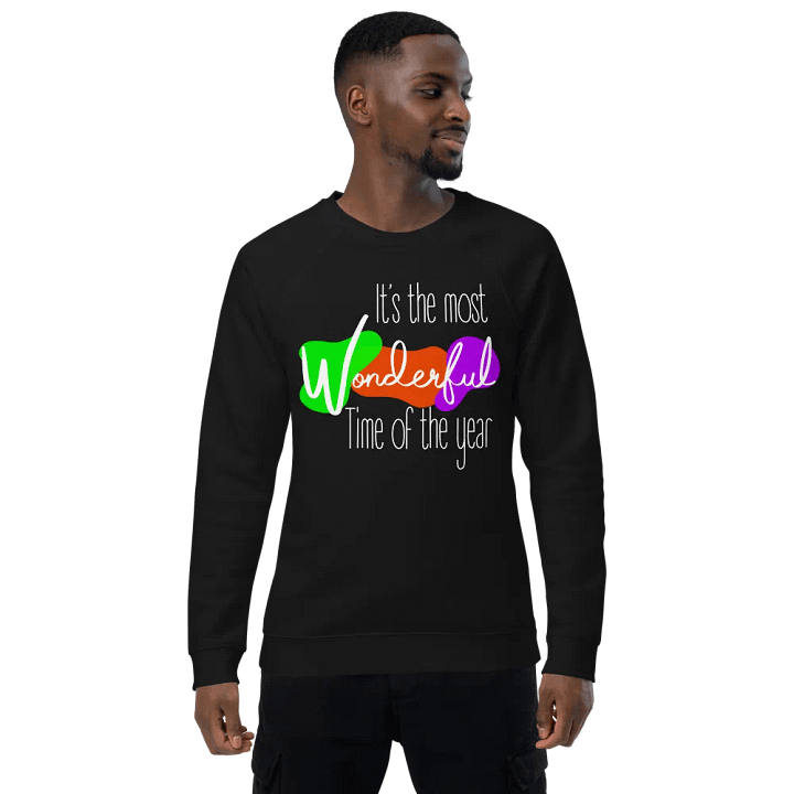 Most wonderful time of Year is Fall Organic Sweatshirt product image (1)