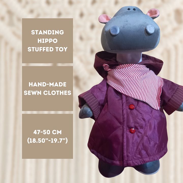 Hippopotamus Plush Animal Birthday Gift For Kids product image (1)