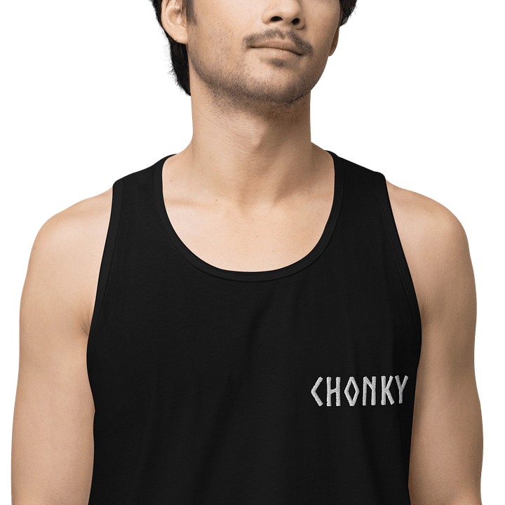 CHONKY - Tank Top Men White Embroidery product image (2)