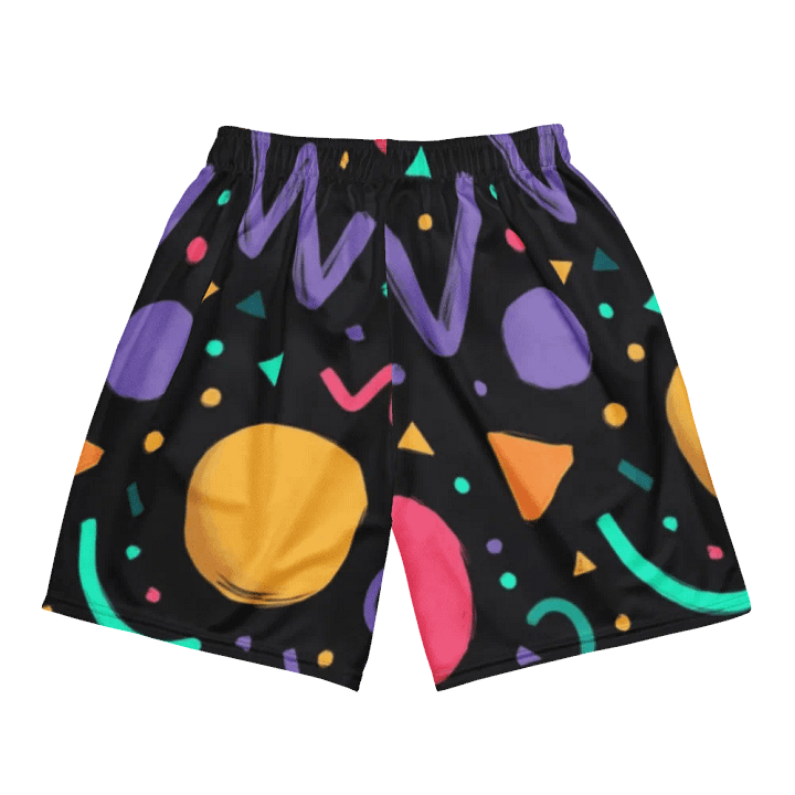 Retro Geometry All-Over Print Shorts product image (1)