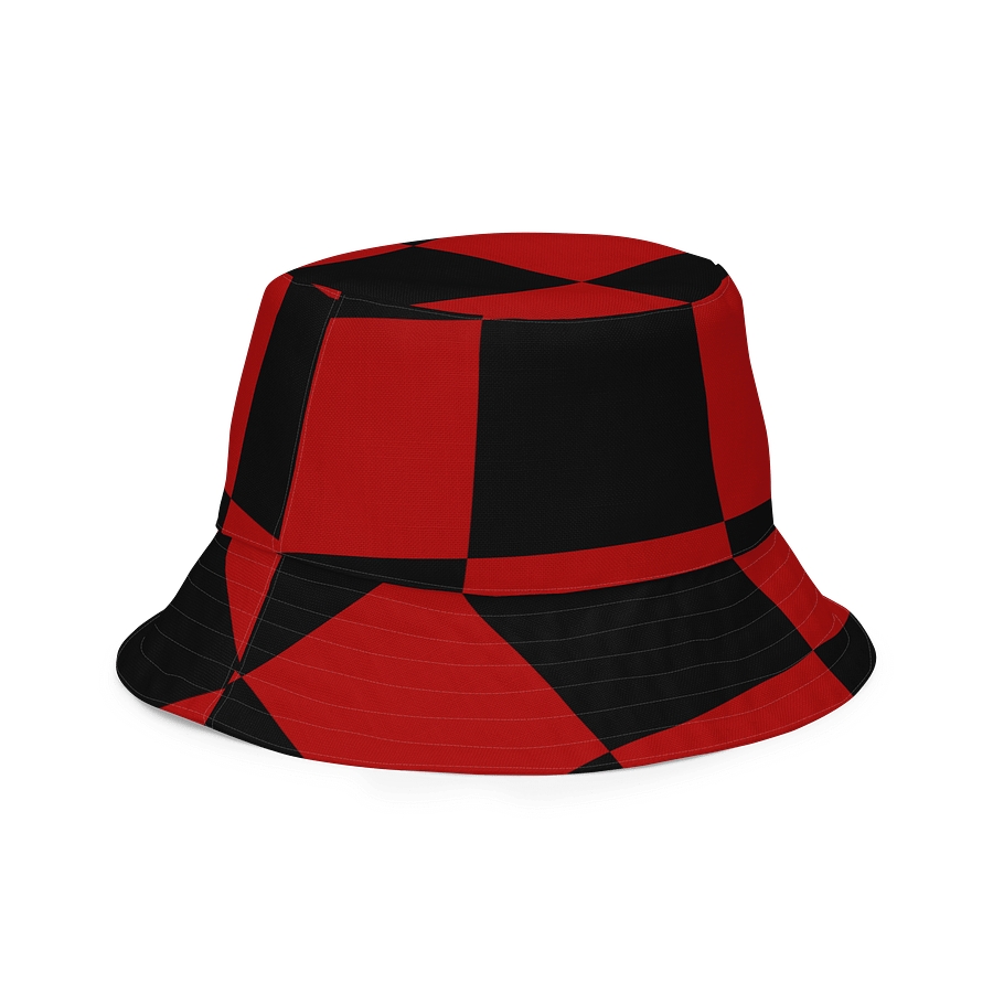 Checkmate and Floral Reversible Bucket Hat product image (5)