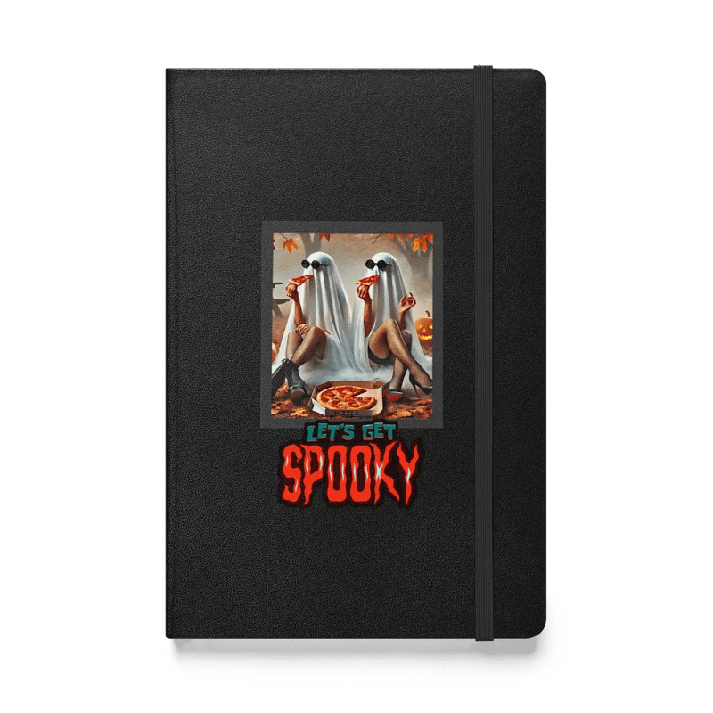 Lets get spooky! printed notebook