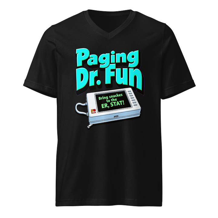 Dr. Fun Snacks V-Neck Tee product image (1)