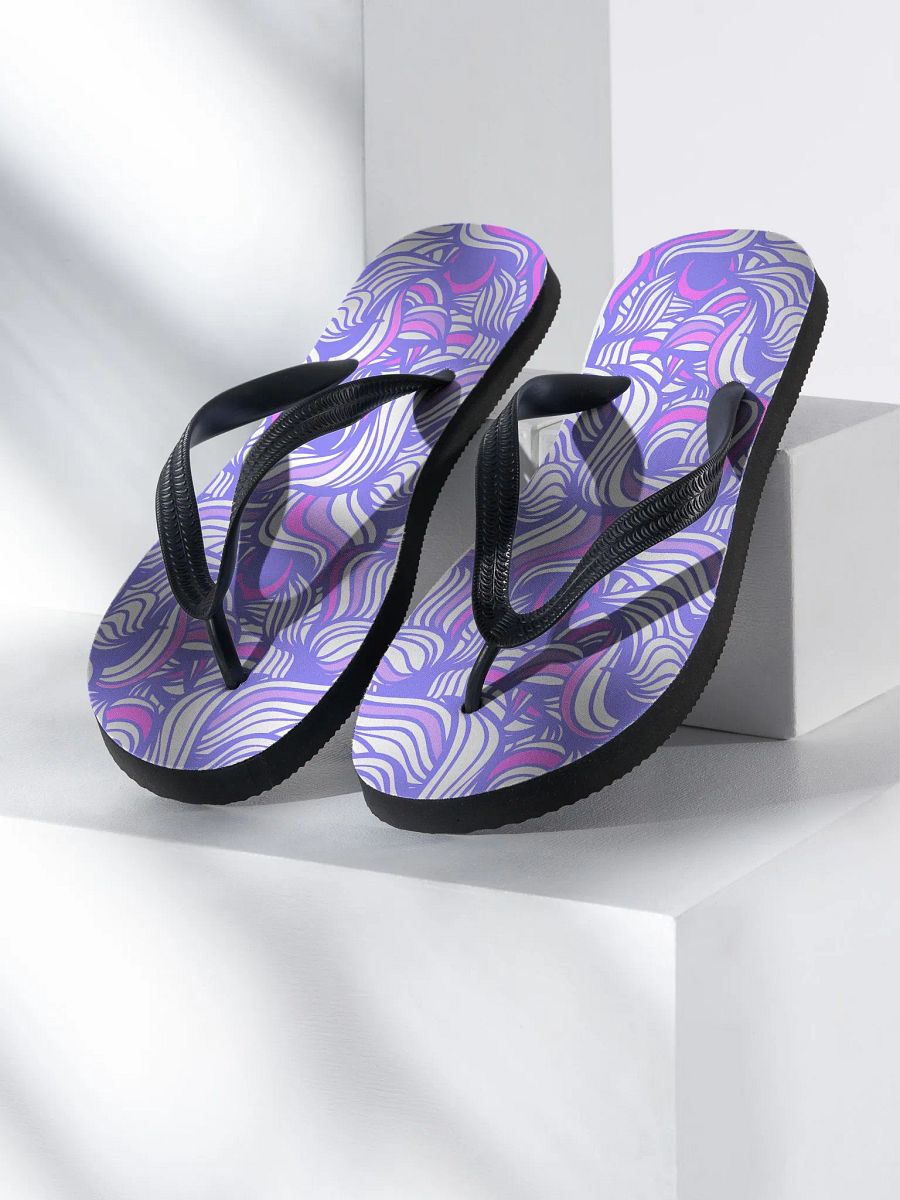 Purple Vibes Flip Flops product image (2)