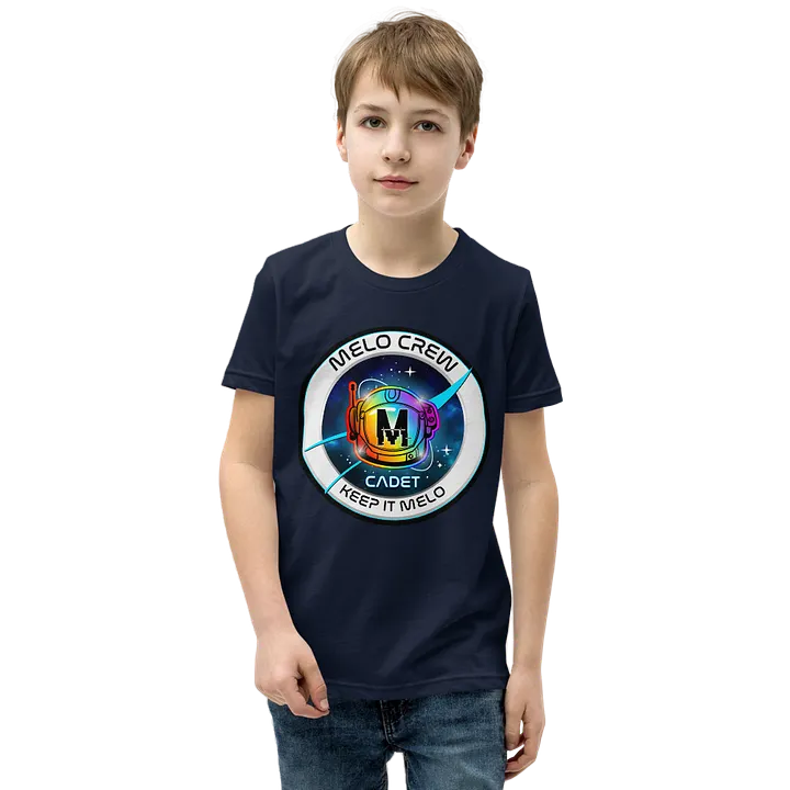 #MeloCrew Badge: Cadet - Basic Youth T-Shirt | #MadeByMELO product image (2)