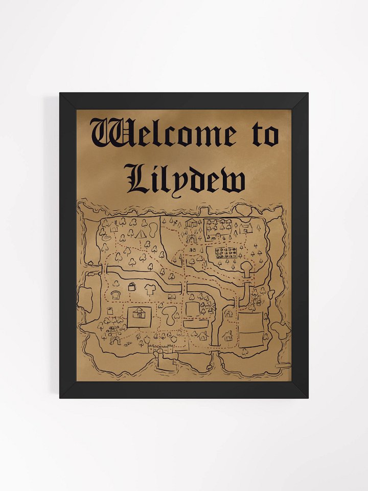 Hand-drawn Map of Lilydew product image (1)
