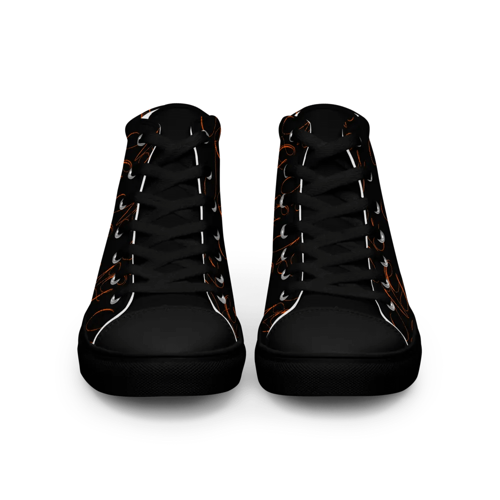 Ng text Men's High Tops product image (3)