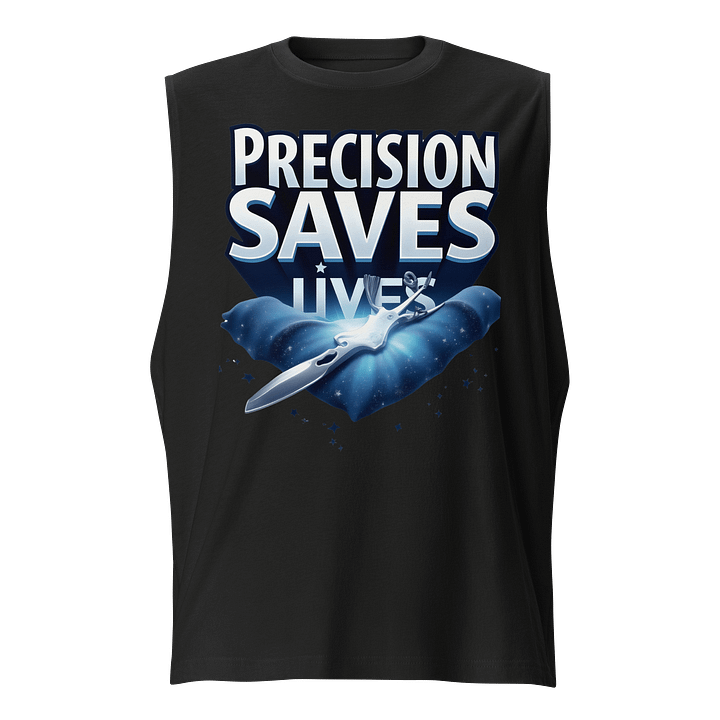 PRECISION SAVES LIVES Muscle Tank product image (1)