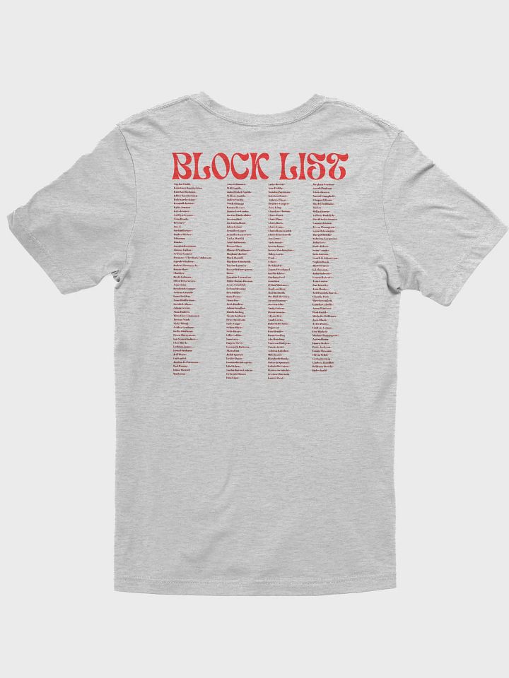 block list 2024 t-shirts product image (2)