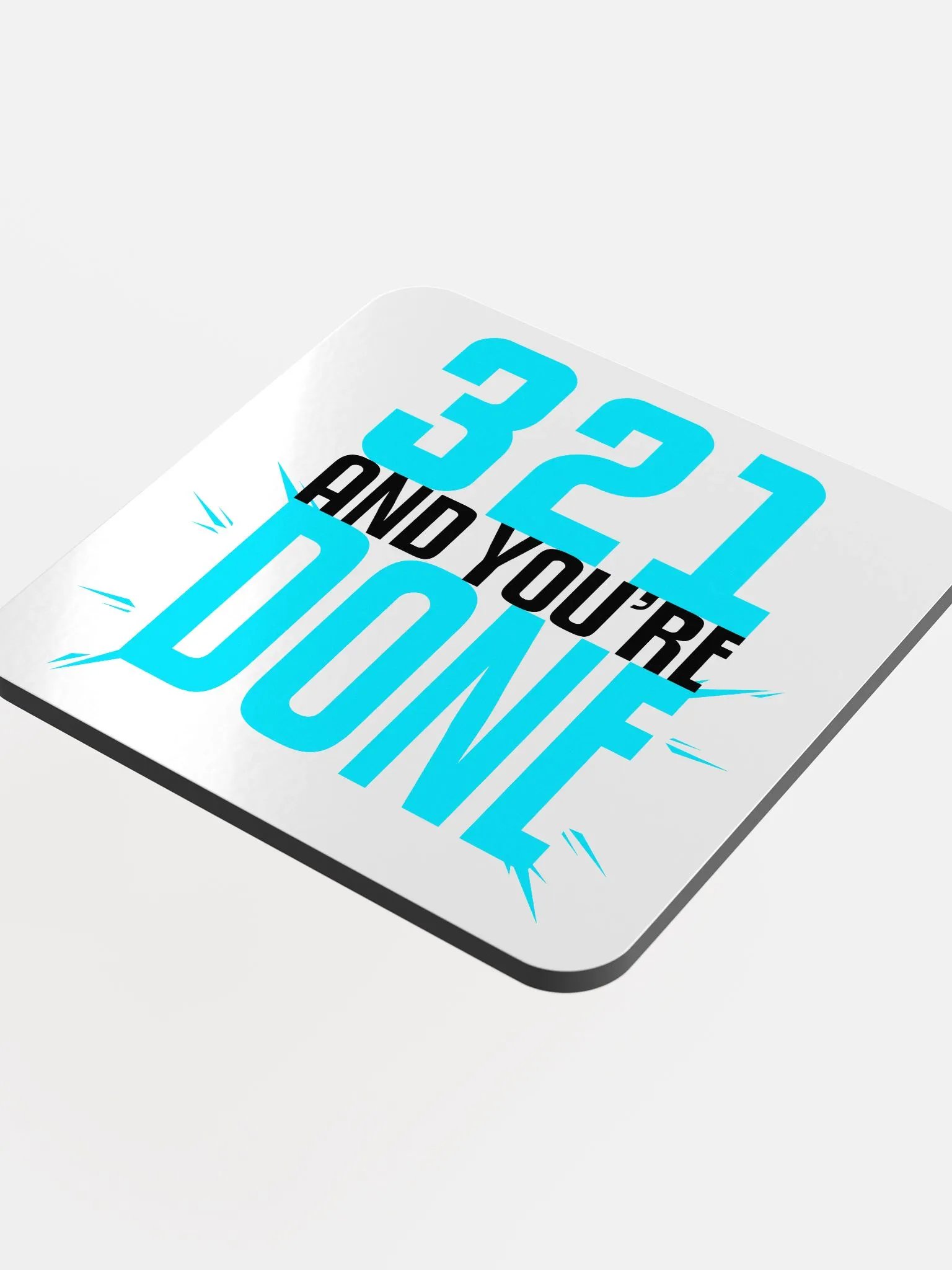 'DONE' Blue Light Coaster product image (4)