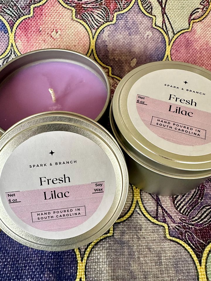 Fresh Lilac Candle 💜 product image (1)