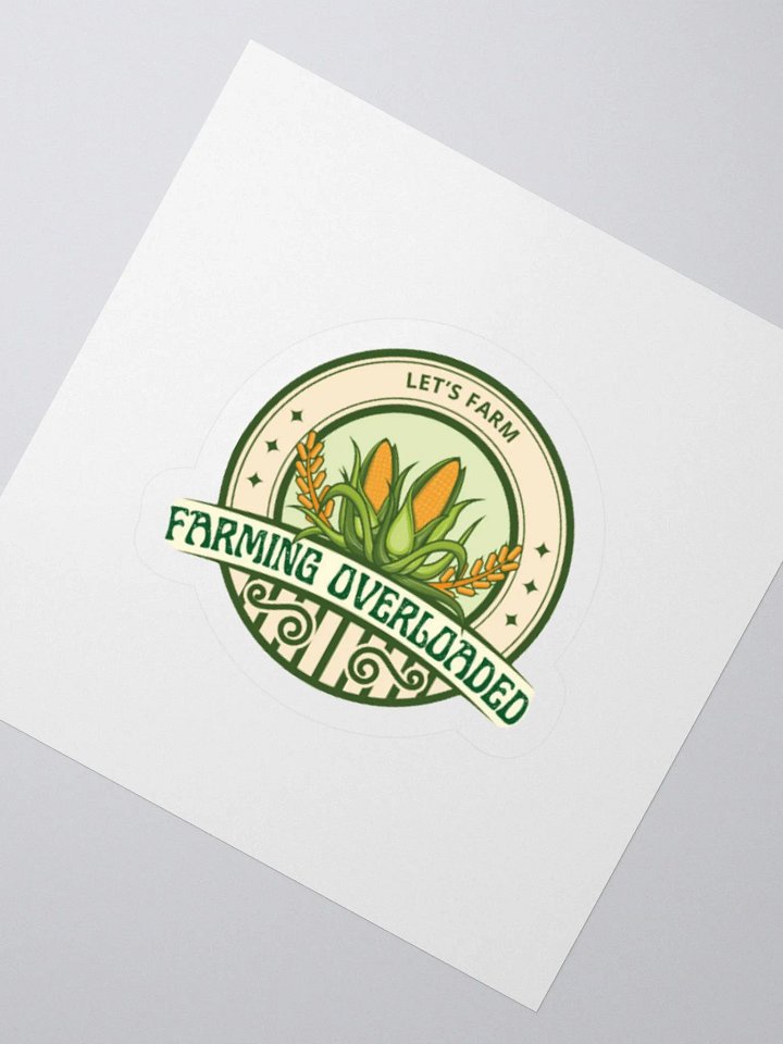 Farming Overloaded Emblem Kiss Cut Stickers product image (2)