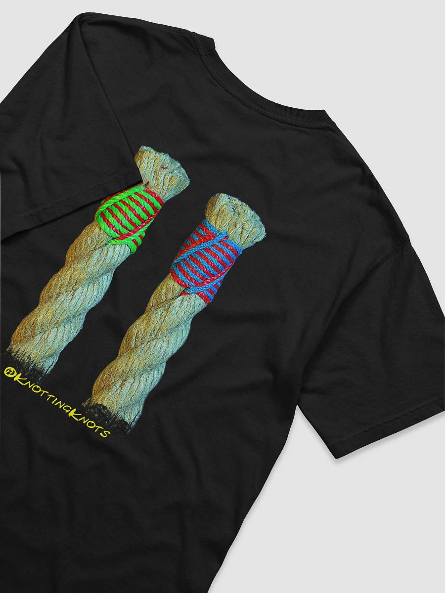 Nautical Sailmaker's Whipping Black T-Shirt product image (4)