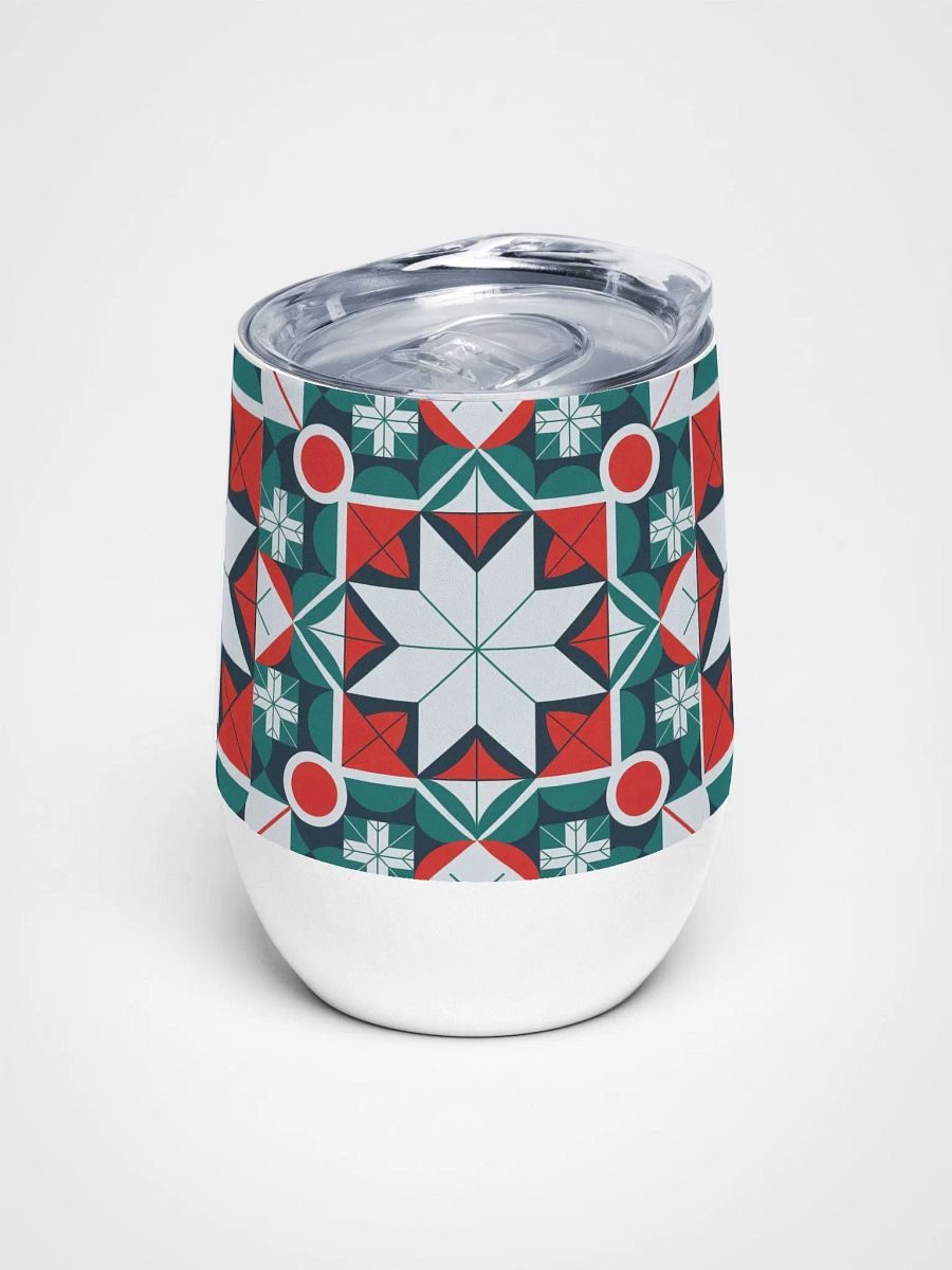 Kaleidoscope patterned Wine Tumbler product image (1)