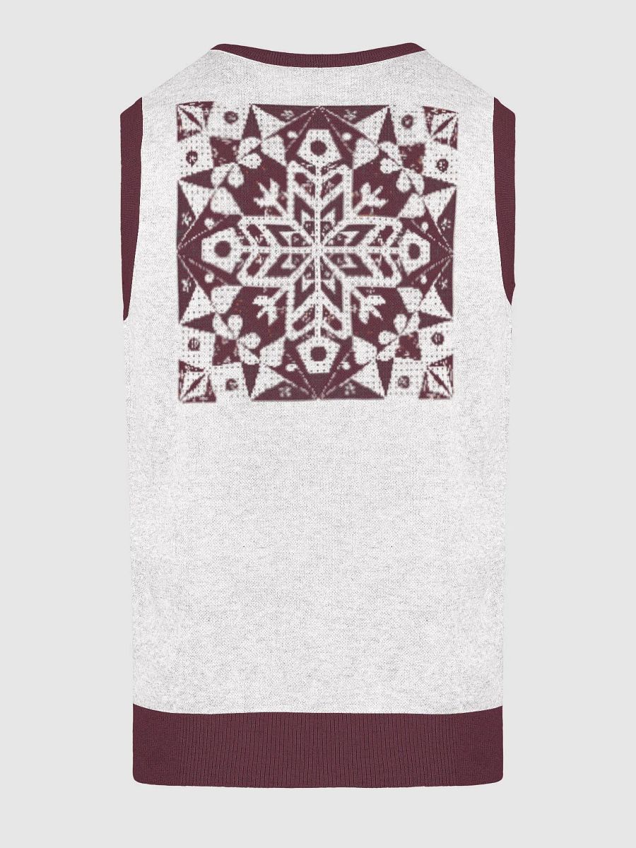 Snowflake Chic Knitted V-Neck Vest product image (4)