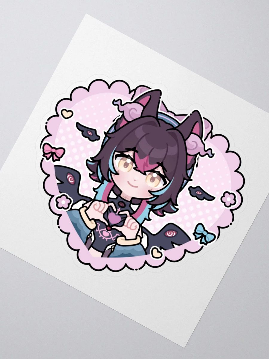 Smitten heart sticker product image (3)