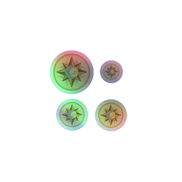 Coin of Temptation [Light] - Holo Sticker Sheet product image (1)