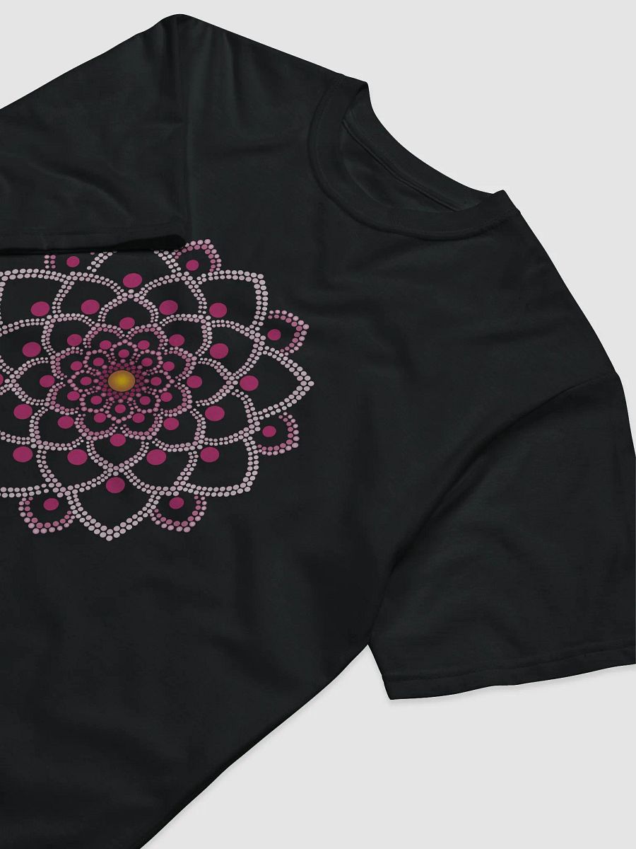 Simple Pink Mandala Unisex Organic T-Shirt product image (3)